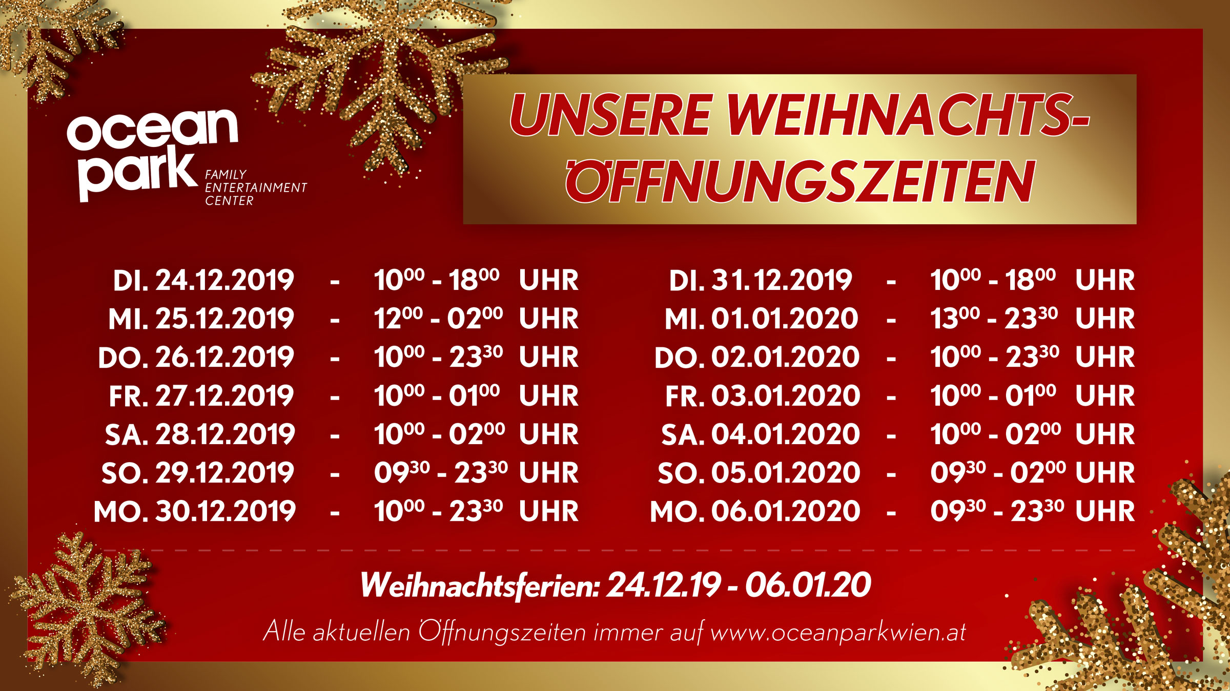 weihnachtsoeffnungszeiten